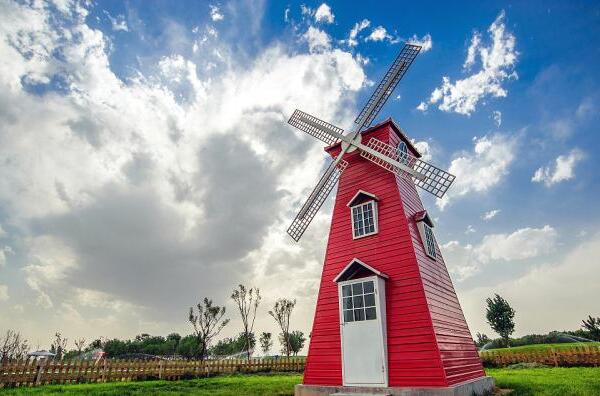 荷兰的风车景观 风车之国 置身童话世界 上千个风车